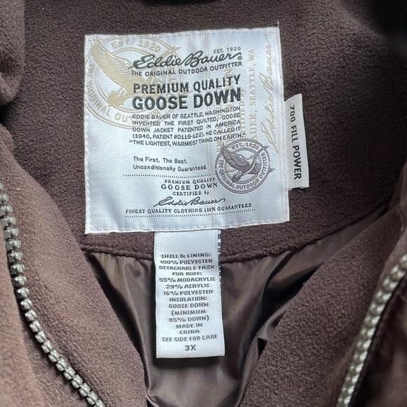 NEW Eddie Bauer Down Parka - Picture 3 of 11